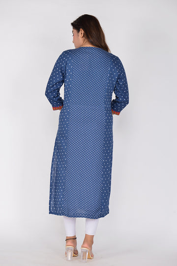 Sitayya Women Printed Straight Fit Woven Cotton Ethnicwear
